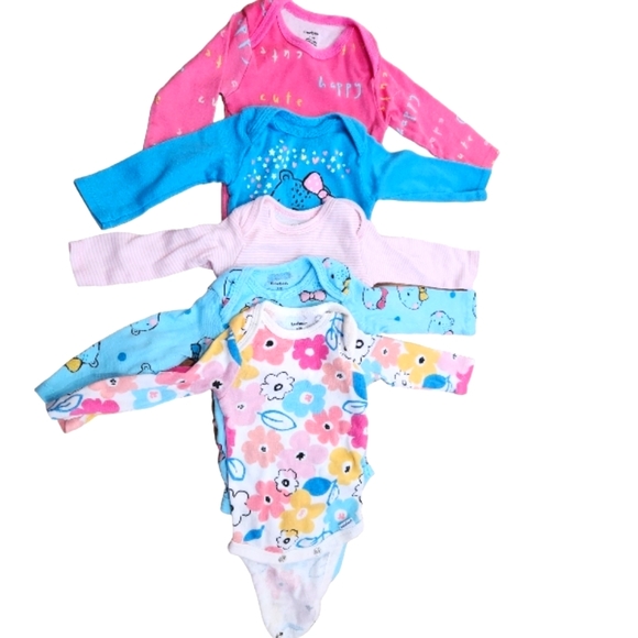 ▪️Gerber Baby onesies 5 pack  longsleves body suit - Picture 2 of 13